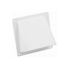 WITTE UNIVERSELE GEVELKLEP Ø100/125/110X54MM