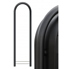 BOBI ROUND STATIEF RAL 9005 - ZWART STRUCTUUR