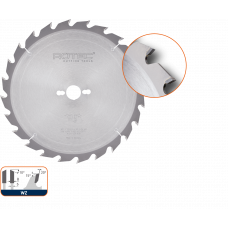HM SCHULPZAAG ZONDER ANTI-TERUGSLAG, ø250X3,2X30, Z=24, WZ