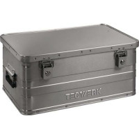 ALUMINIUM BOX L580 x B380 x H275 MM 47 L MET KLAPDEKSEL ALUMINIUM BOX L580 x B380 x H275 MM 47 L MET KLAPDEKSEL