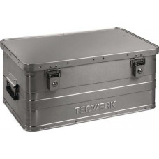 ALUMINIUM BOX L580 x B380 x H275 MM 47 L MET KLAPDEKSEL