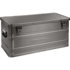 ALUMINIUM BOX L780 X B380 X H380MM 90 L MET KLAPDEKSEL EN CILINDERSLOT ALUMINIUM BOX L780 X B380 X H380MM 90 L MET KLAPDEKSEL EN CILINDERSLOT
