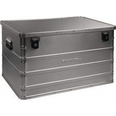 ALUMINIUM BOX L790 X B560 X H475MM 184 L MET KLAPDEKSEL
