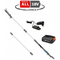GARDENA ACCU-TELESCOOPTAKKENSCHAAR HIGHCUT 360/18V P4A SET