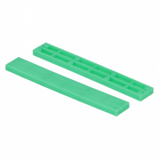 KUNSTSTOF RASTERBLOK - 15X5MM - GROEN (100ST) KUNSTSTOF RASTERBLOK - 15X5MM - GROEN (100ST)