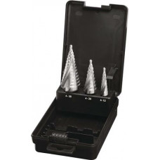 TRAPBOORSET D. 4-12/4-20/4-30 MM HSS SPIRAALGEGROEFD
