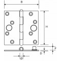 SCH.LOSSE PEN SKG***® 89 X89 VERZINKT / H161-89892025