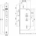 66/2-50 DR.1+3 BULK PER 5 DEURSLOT, DM50MM, S72MM, KRUKGAT 8MM, VOORPL