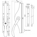 16V/83 ZWARE POMPESPAGNOLET 16V/83, OPENSLAANDE LINKS EN RECHTS DRAAIE