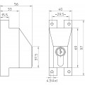 2809 INCL. CILINDER ESPAGNOLETBEVEILIGER VOOR POMPESPAGNOLET 1E INCLUS