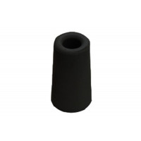 DEURBUFFER 60X40MM RUBBER ZWART