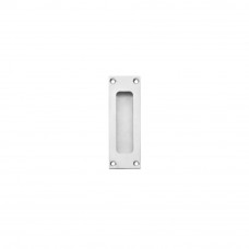 SCHUIFDEURKOM RECHTHOEK 120X40MM MET SCHROEFGATEN RVS