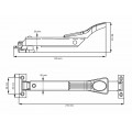 RAAMUITZETTER WEGDRAAIBAAR RVS / RUZ-W-010SS