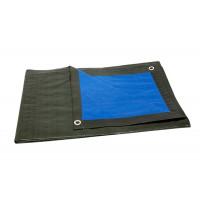 DEKKLEED BLAUW-GROEN 3 X 4M 150 GRAM