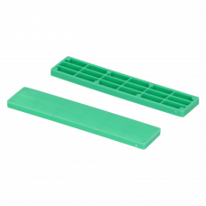 KUNSTSTOF RASTERBLOK - 22X5MM - GROEN (100ST)