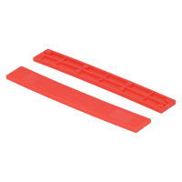 KUNSTSTOF RASTERBLOK - 15X3MM - ROOD (100ST)