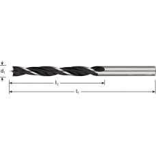 HOUTSPIRAALBOREN STANDARD 3 X 33 X 61 MM, D 3 MM 1ST